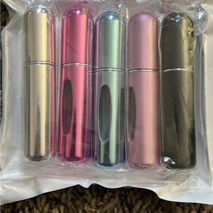 Set of 5 Refillable Perfume Atomizers